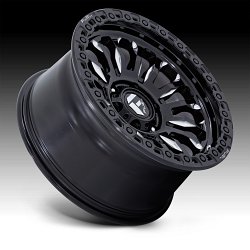 Fuel Rincon FC857 Gloss Black Milled Custom Truck Wheels 2